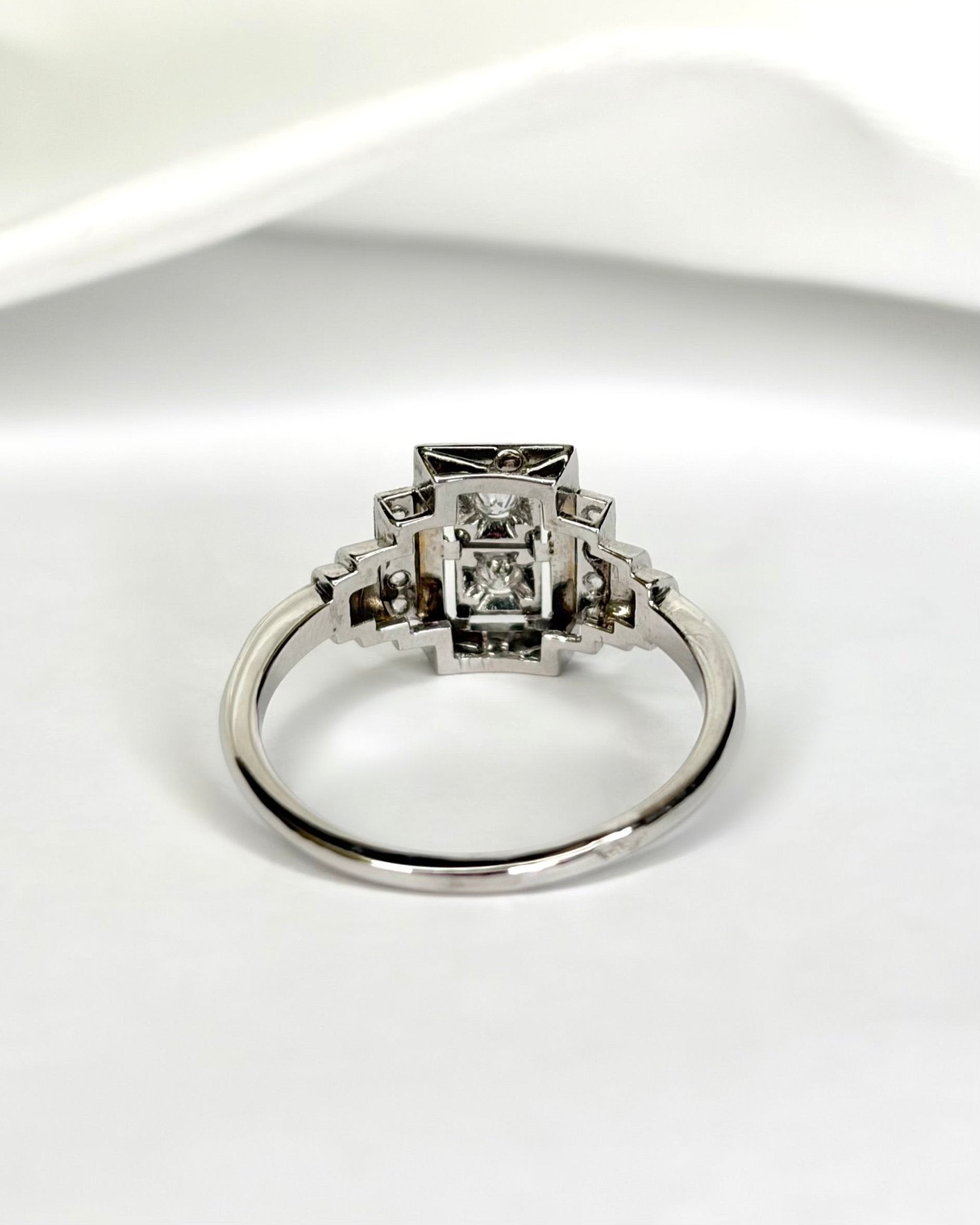 Bague Art - Déco Diamants "Noelie" - Elliade Paris