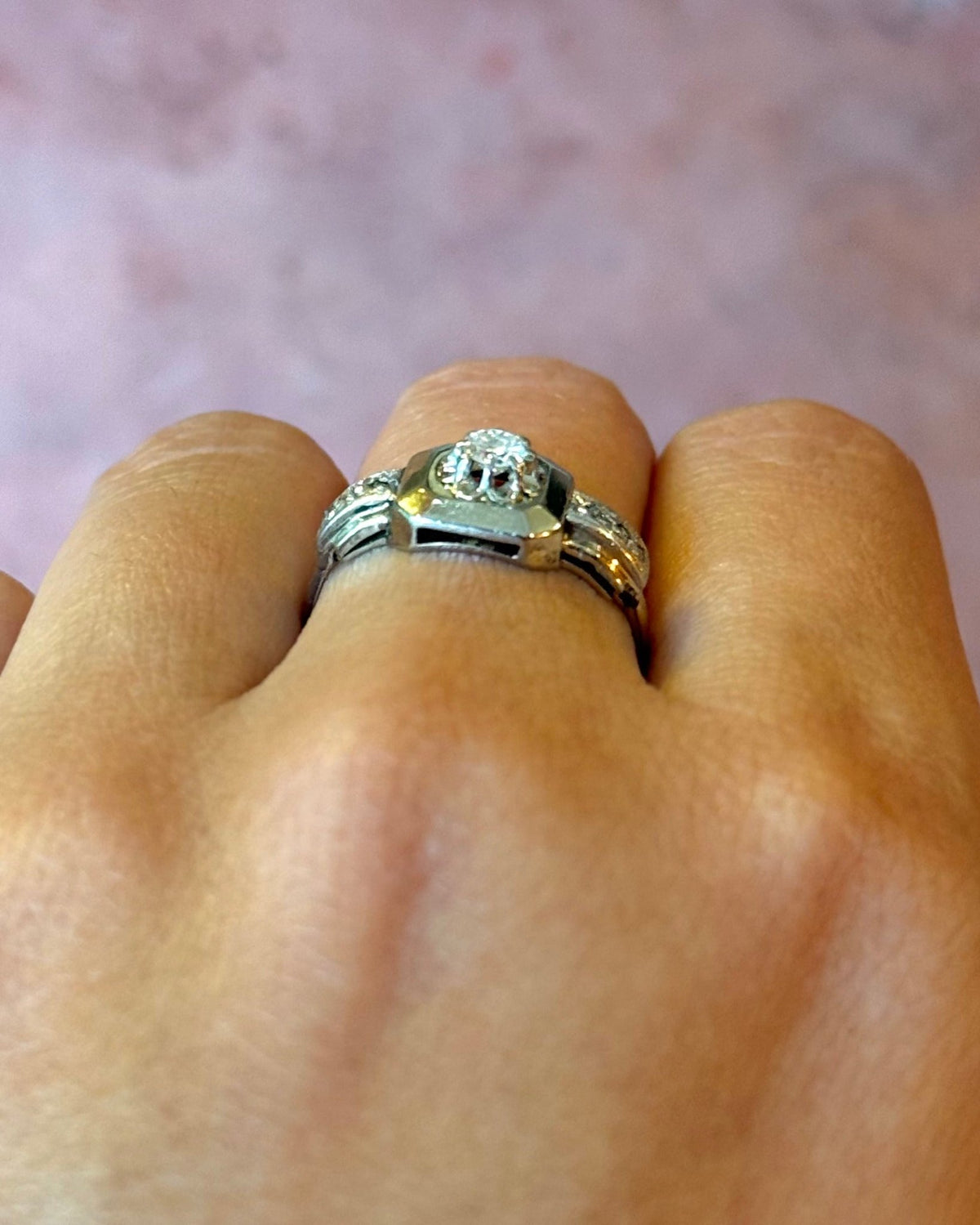 Bague Art-Déco Diamants "Nuna" - Elliade Paris