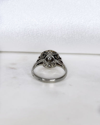 Bague Art - Déco Diamants &quot;Nyah&quot; - Elliade Paris