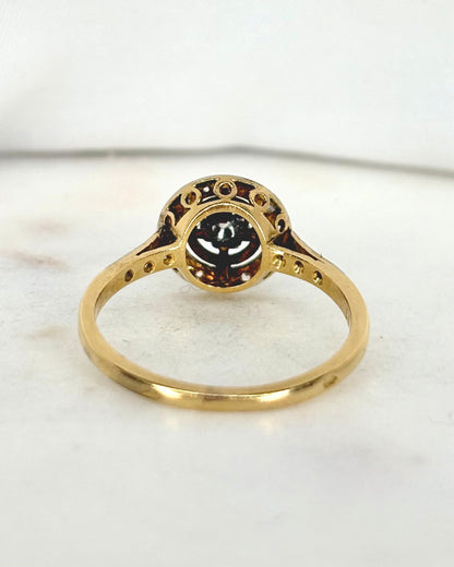 Bague Art Déco Diamants &quot;Ondine&quot; - Elliade Paris