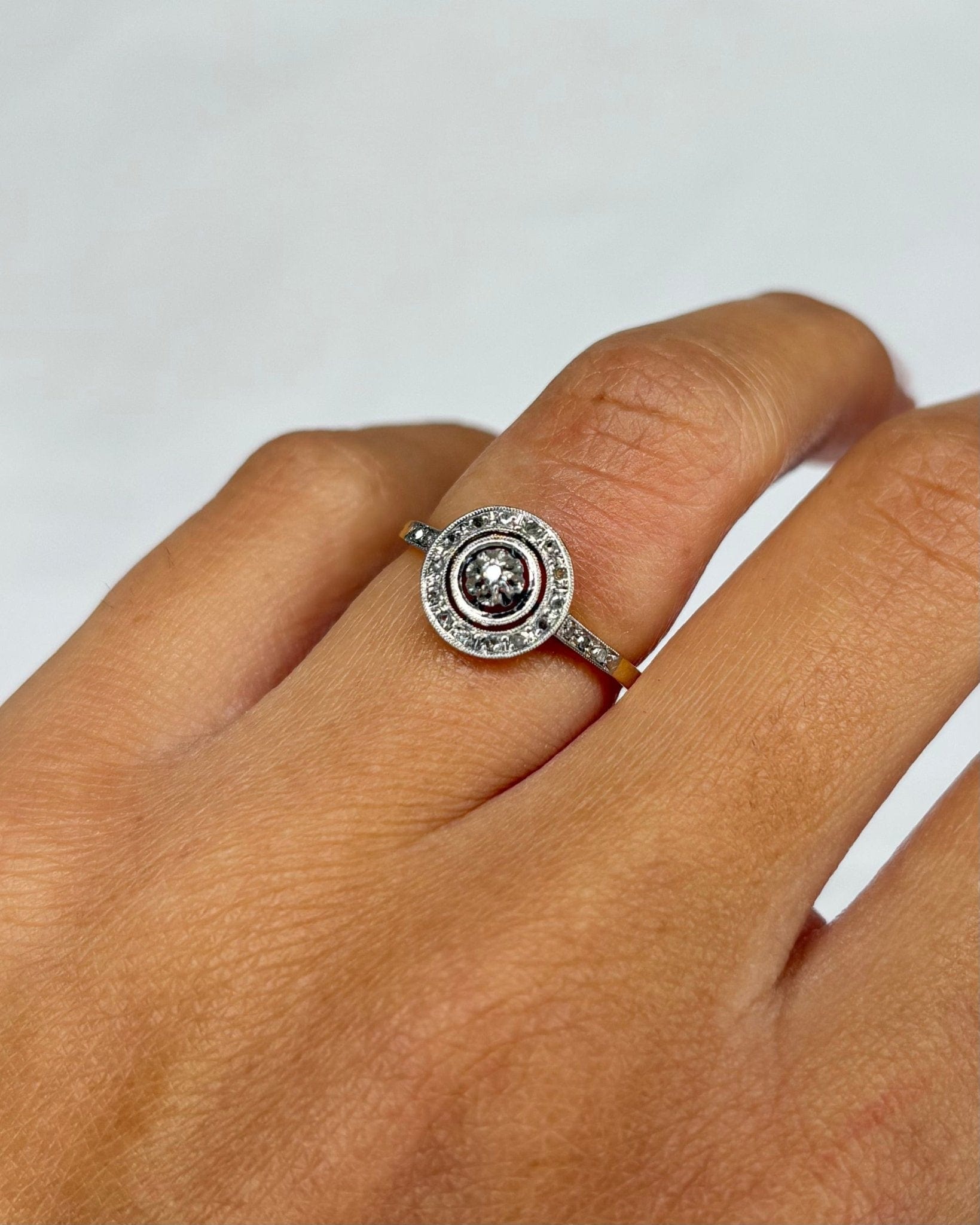 Bague Art Déco Diamants "Ondine" - Elliade Paris