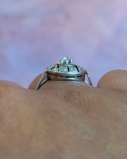 Bague Art-Déco Diamants "Paula" - Elliade Paris