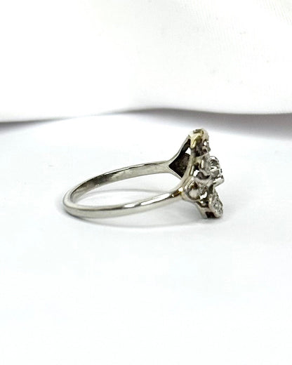 Bague Art-déco Diamants "Pauline" - Elliade Paris