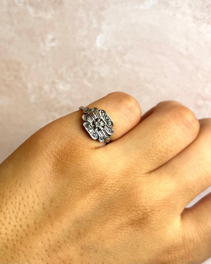 Bague Art-déco Diamants "Pauline" - Elliade Paris
