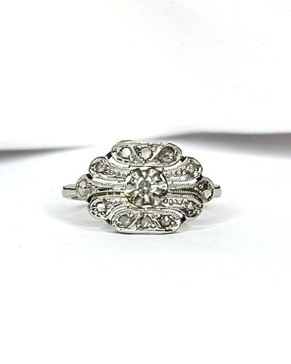 Bague Art-déco Diamants "Pauline" - Elliade Paris