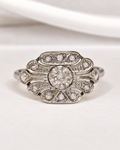 Bague Art-déco Diamants "Pauline" - Elliade Paris