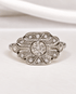 Bague Art-déco Diamants "Pauline" - Elliade Paris