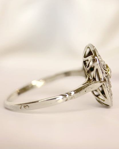 Bague Art-Déco Diamants "Perinne" - Elliade Paris