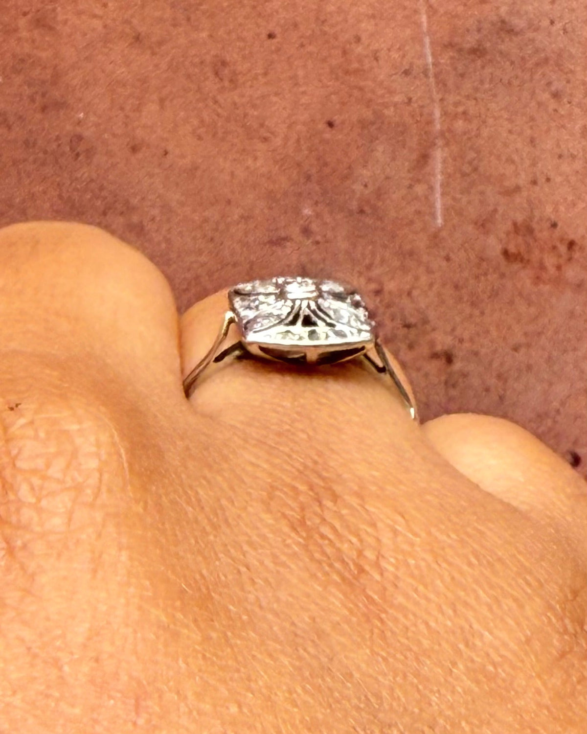 Bague Art-Déco Diamants "Perinne" - Elliade Paris
