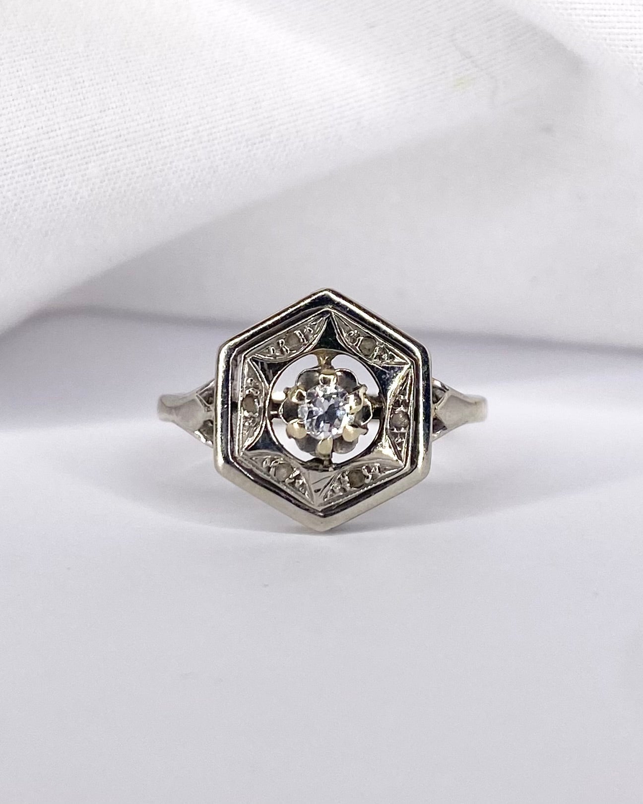 Bague Art Déco Diamants "Philippine" - Elliade Paris