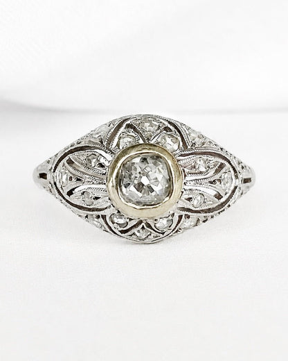 Bague Art Déco Diamants "Rosie" - Elliade Paris