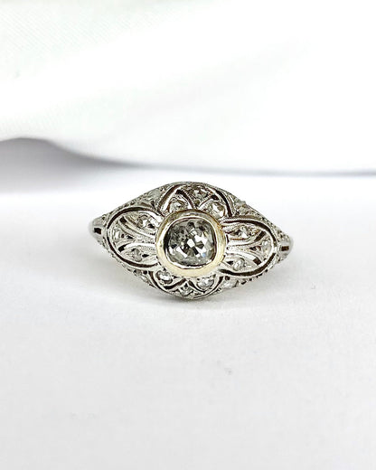 Bague Art Déco Diamants "Rosie" - Elliade Paris