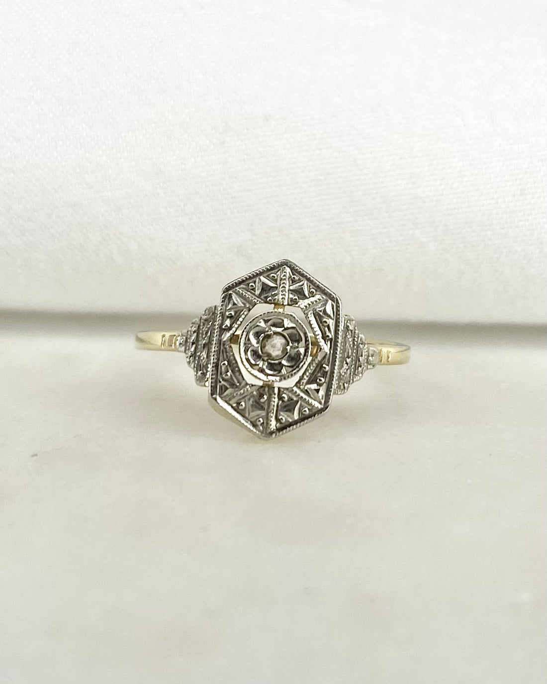 Bague Art Déco Diamants "Salomé" - Elliade Paris