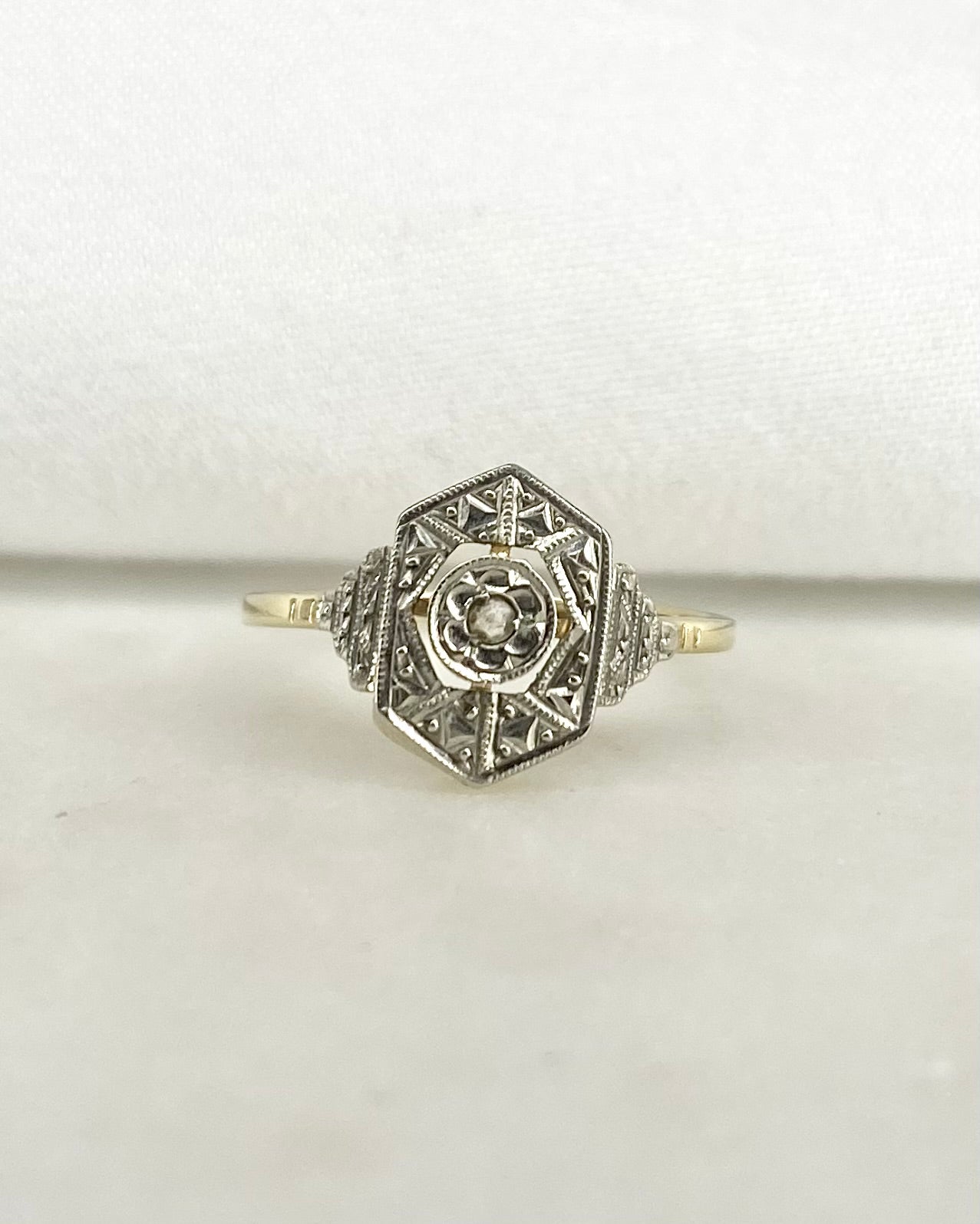 Bague Art Déco Diamants &quot;Salomé&quot; - Elliade Paris