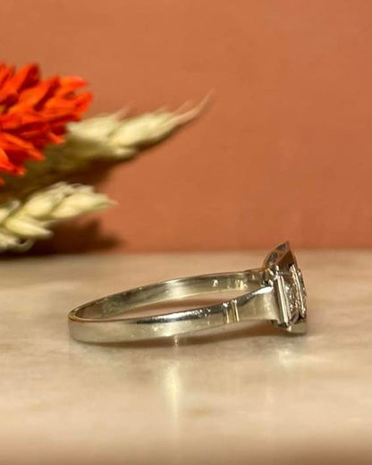 Bague Vintage Art-Déco Diamants &quot;Mariél&quot;