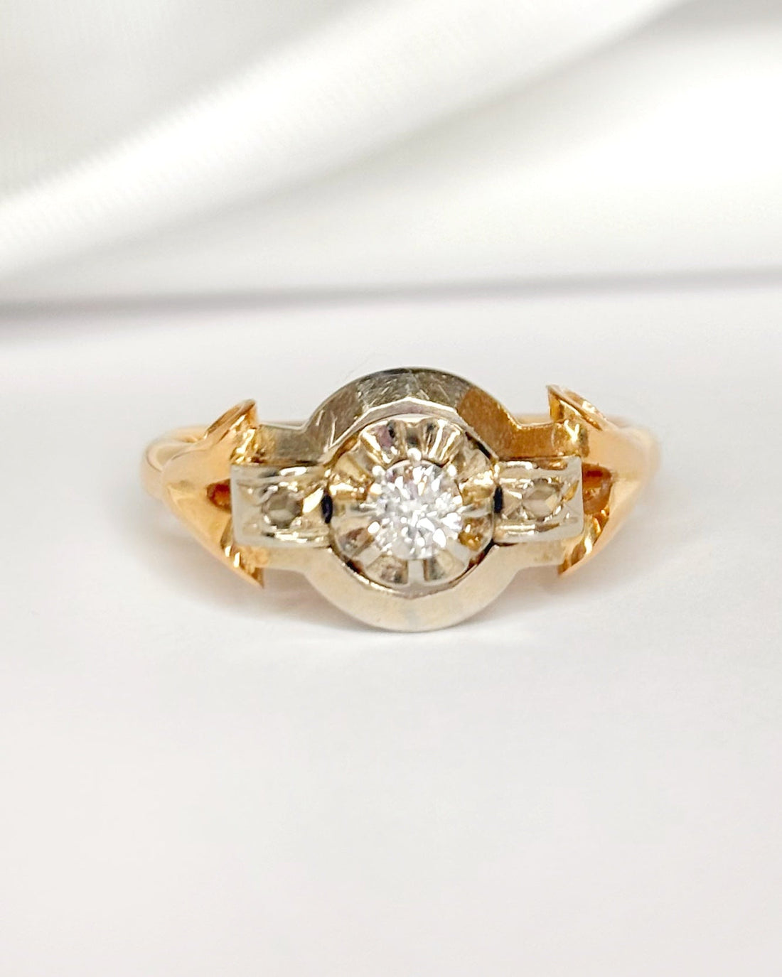 Bague Art - Déco Diamants "Serena" - Elliade Paris