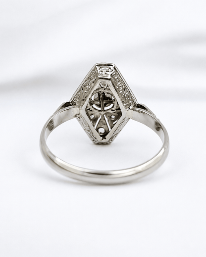 Bague Art-Déco Diamants "Serena" - Elliade Paris
