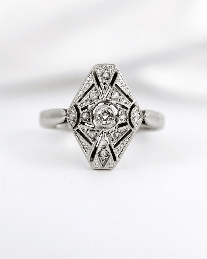 Bague Art-Déco Diamants "Serena" - Elliade Paris