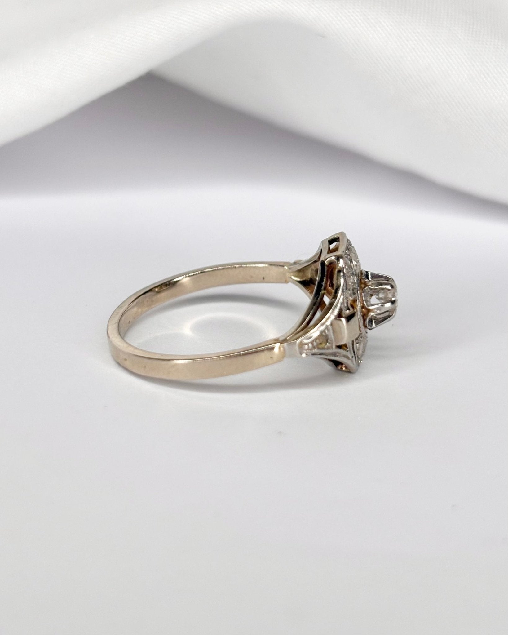 Bague Art Déco Diamants "Sidonie" - Elliade Paris