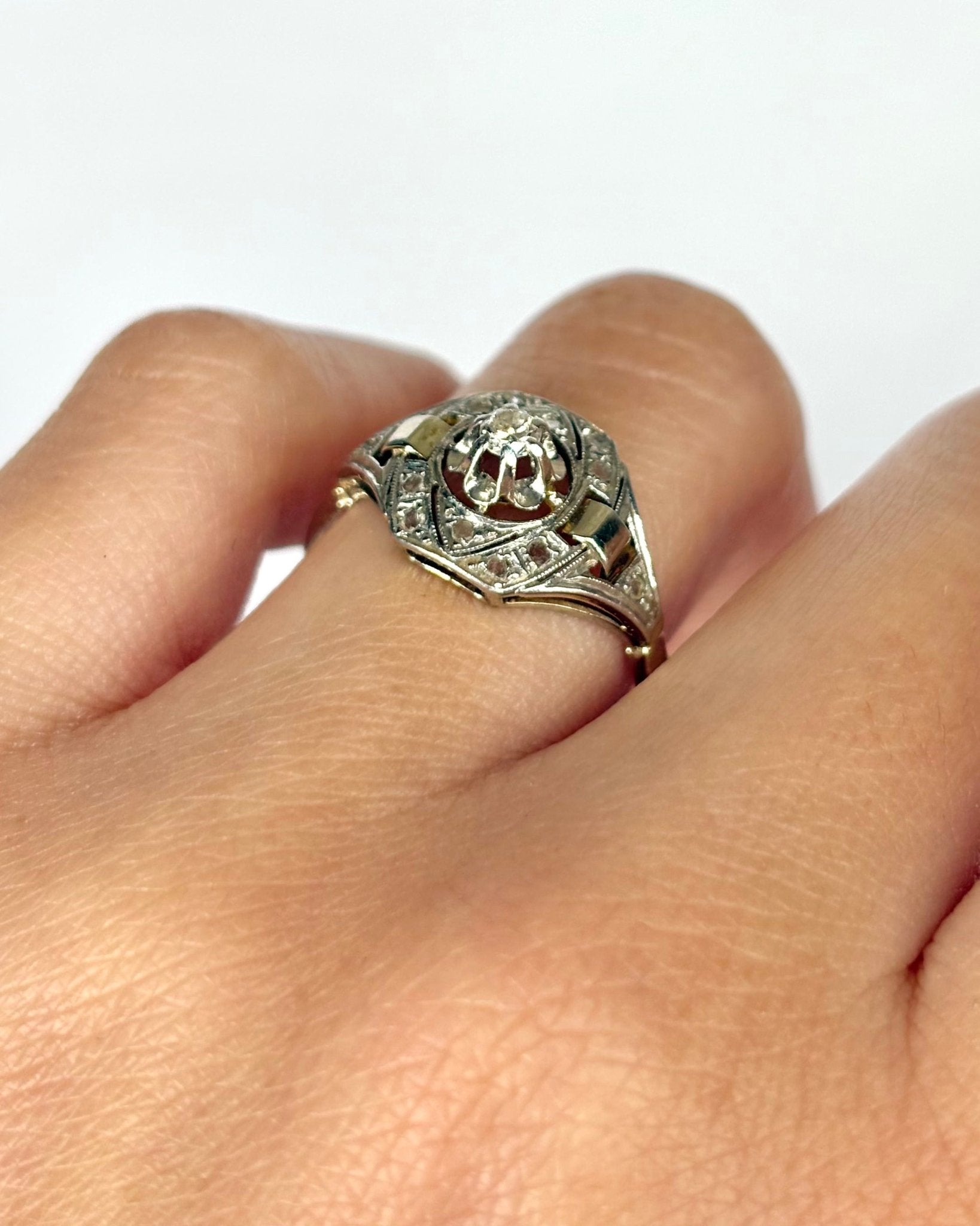 Bague Art Déco Diamants "Sidonie" - Elliade Paris