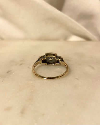 Bague Art - Déco Diamants &quot;Stormy&quot; - Elliade Paris