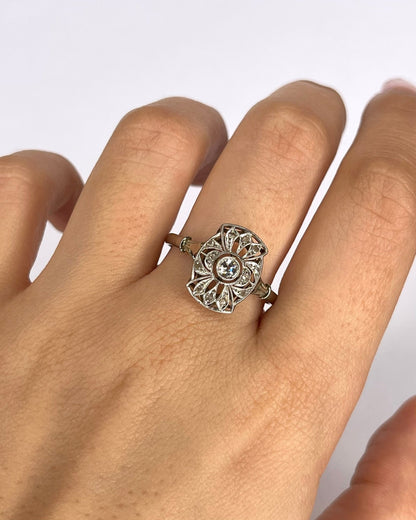 Bague Art - Déco Diamants "Tyla" - Elliade Paris