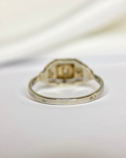Bague Art-Déco Diamants "Valérie" - Elliade Paris