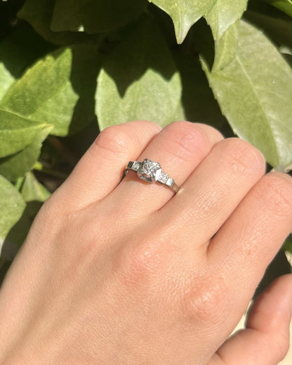 Bague Art déco Diamants Vintage "Dorianne" - Elliade Paris
