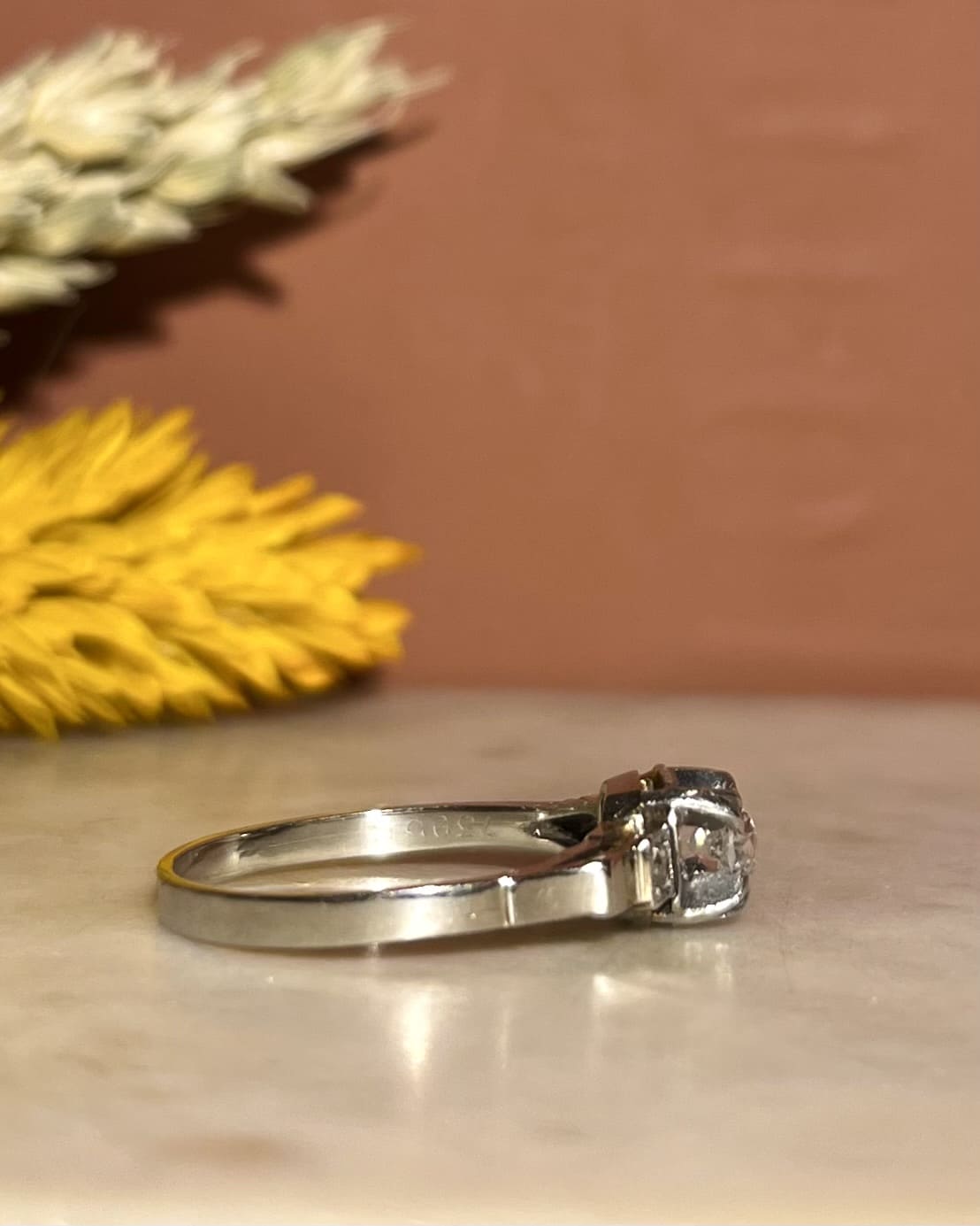 Bague Art déco Diamants Vintage "Dorianne" - Elliade Paris
