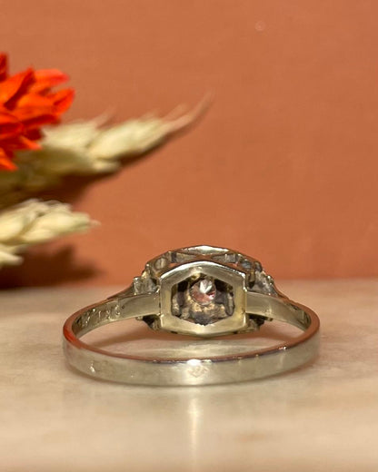 Bague Vintage Art-Déco Diamants &quot;Mariél&quot;