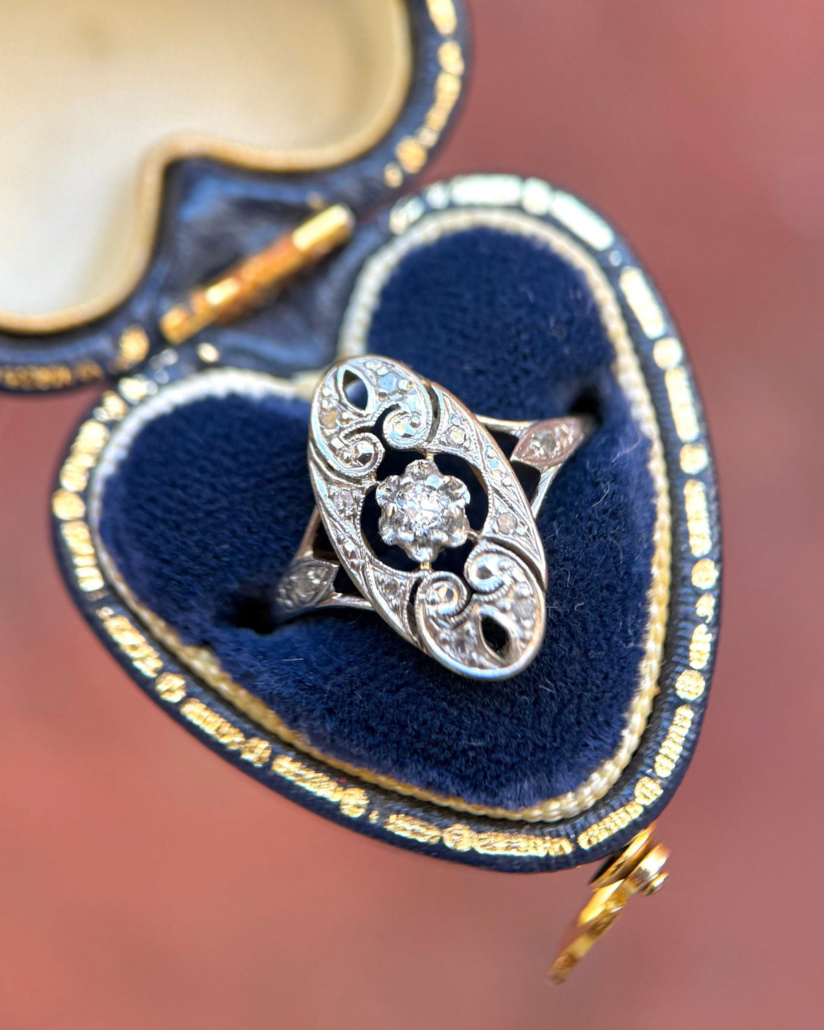 Bague Art-Déco Diamants "Vivianne" - Elliade Paris