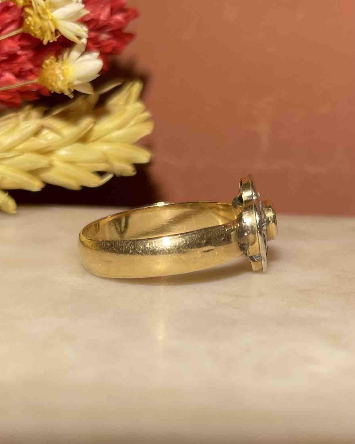 Bague Art - déco Diamants &quot;Yaelle&quot; - Elliade Paris