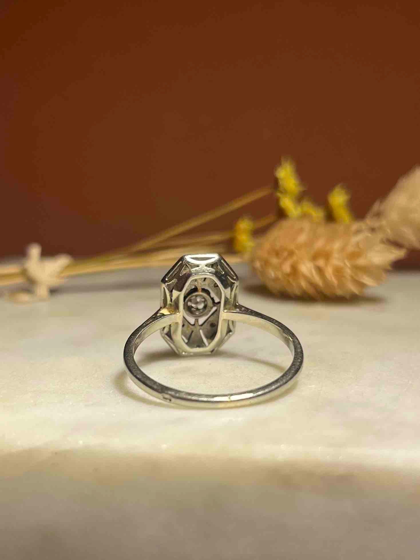 Bague Art Déco Diamants "Yumi" - Elliade Paris