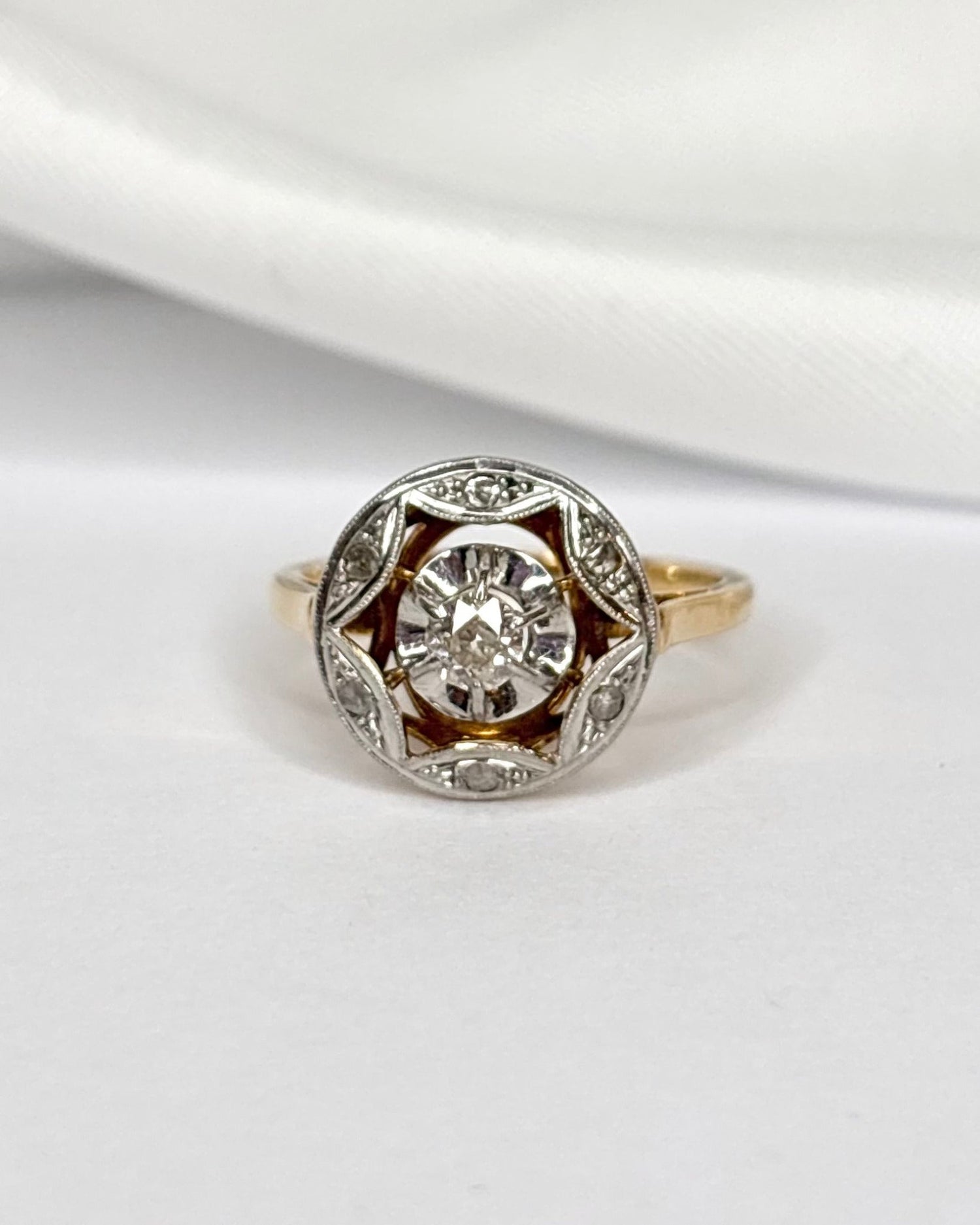 Bague Art Déco Diamants "Zélie" - Elliade Paris