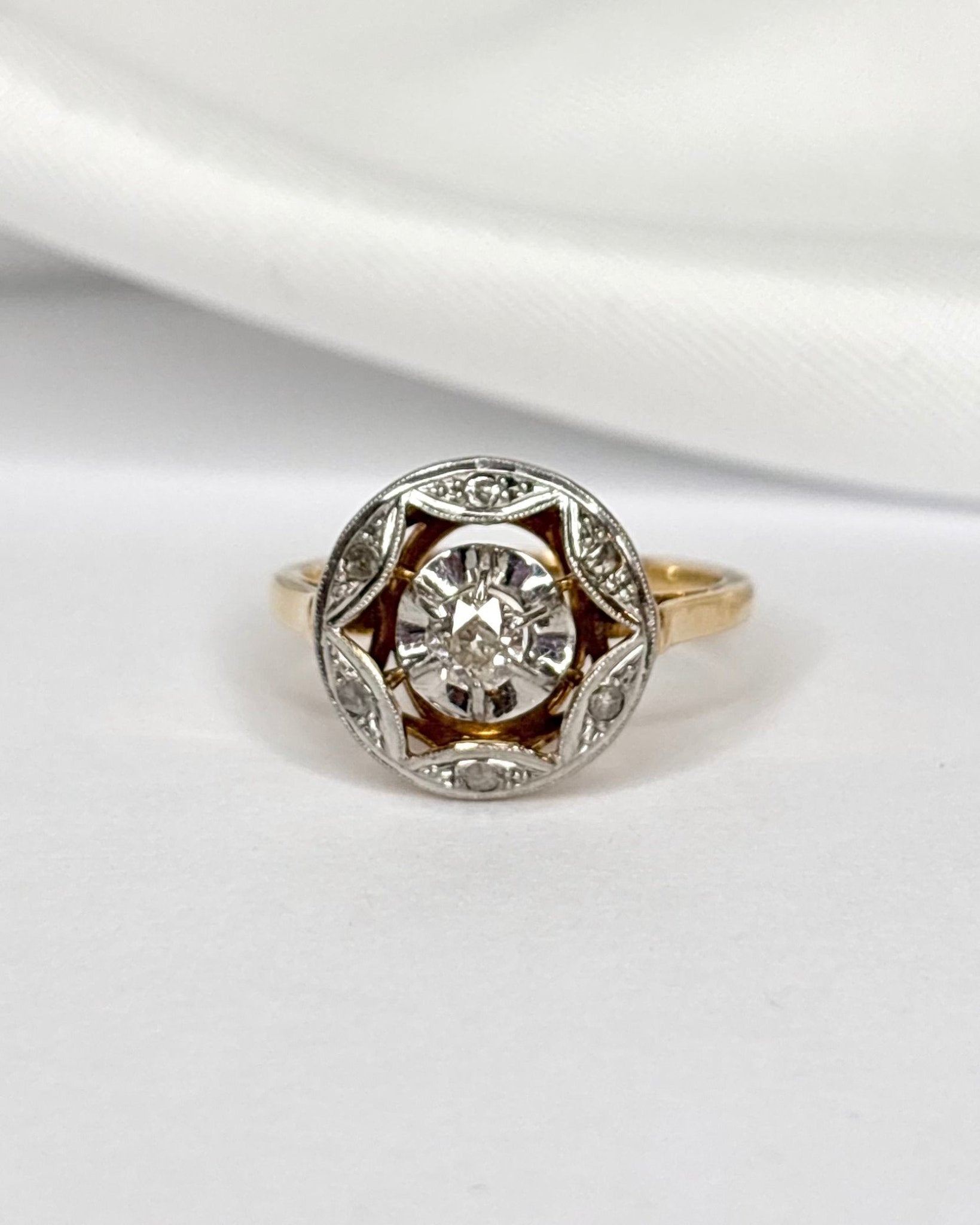 Bague Art Déco Diamants "Zélie" - Elliade Paris