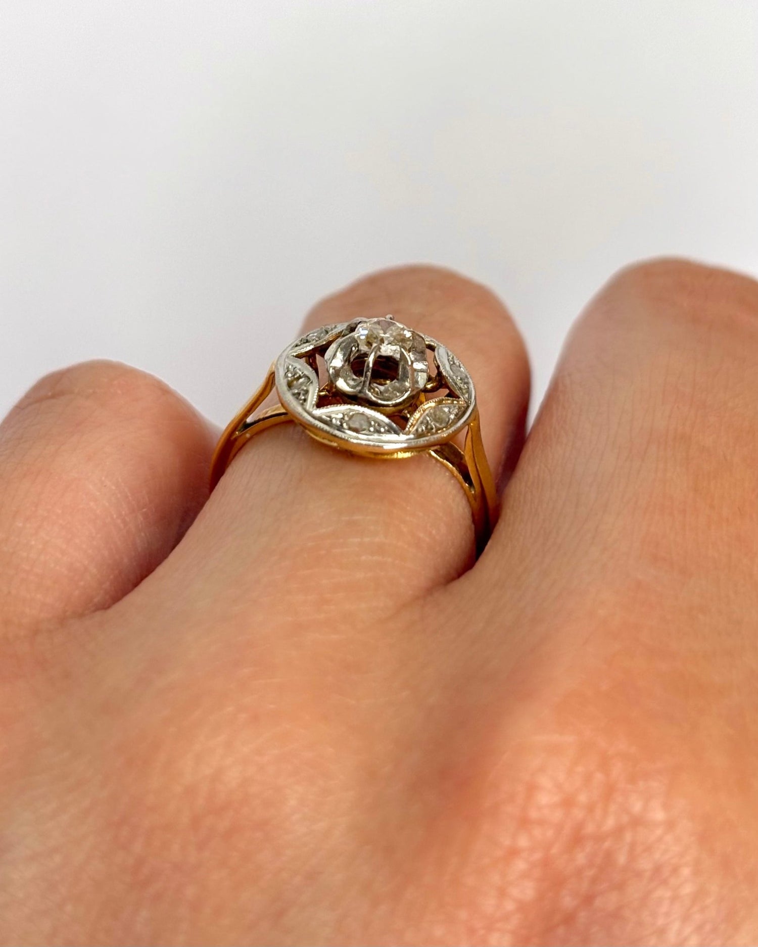 Bague Art Déco Diamants "Zélie" - Elliade Paris