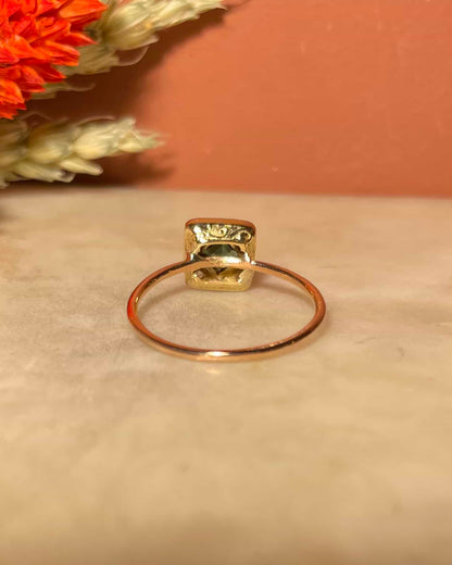 Bague Art-Déco Emeraude &amp; Diamants &quot;Gladys&quot;