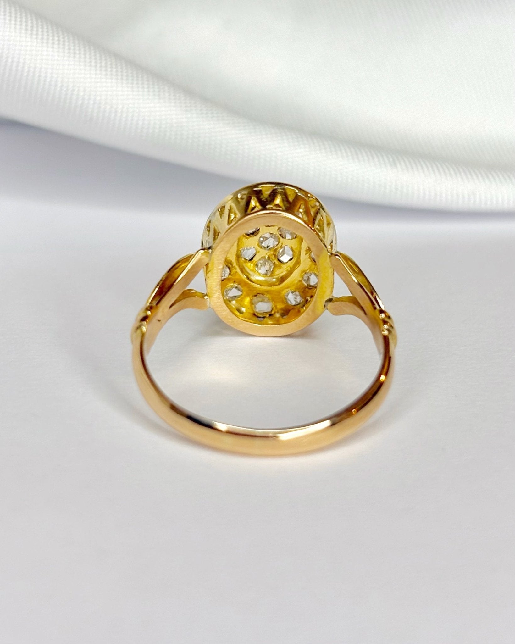 Bague Art - Déco Fin XIXème siècle Diamants "Johanna" - Elliade Paris