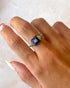 Bague Art-Déco Lapis-Lazuli & Diamant "Lalie" - Elliade Paris