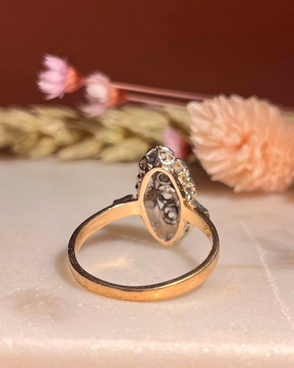 Bague Art - Déco Marquise 15 Diamants &quot;Andréa&quot; - Elliade Paris