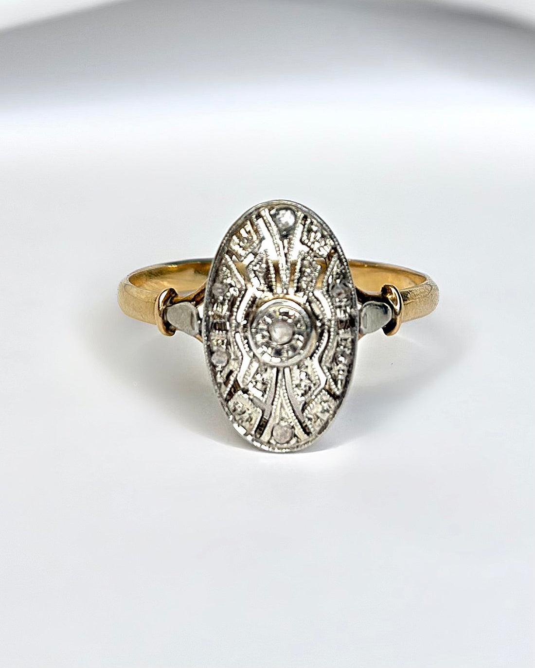 Bague Art-Déco Marquise Diamants "Maélane" - Elliade Paris