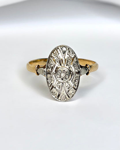 Bague Art-Déco Marquise Diamants "Maélane" - Elliade Paris