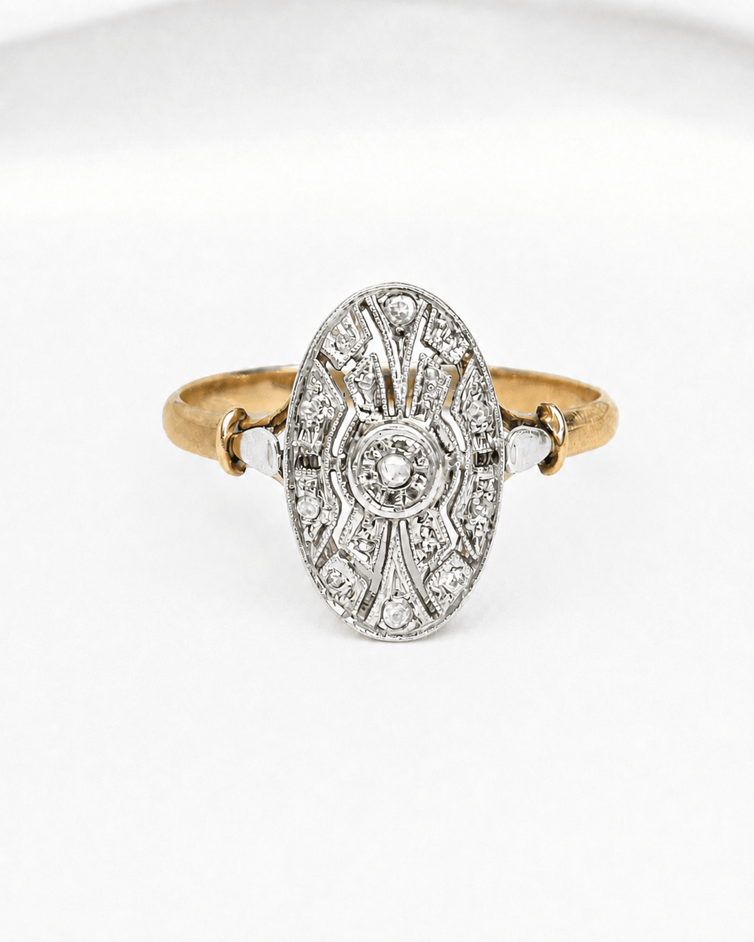 Bague Art-Déco Marquise Diamants "Maélane" - Elliade Paris