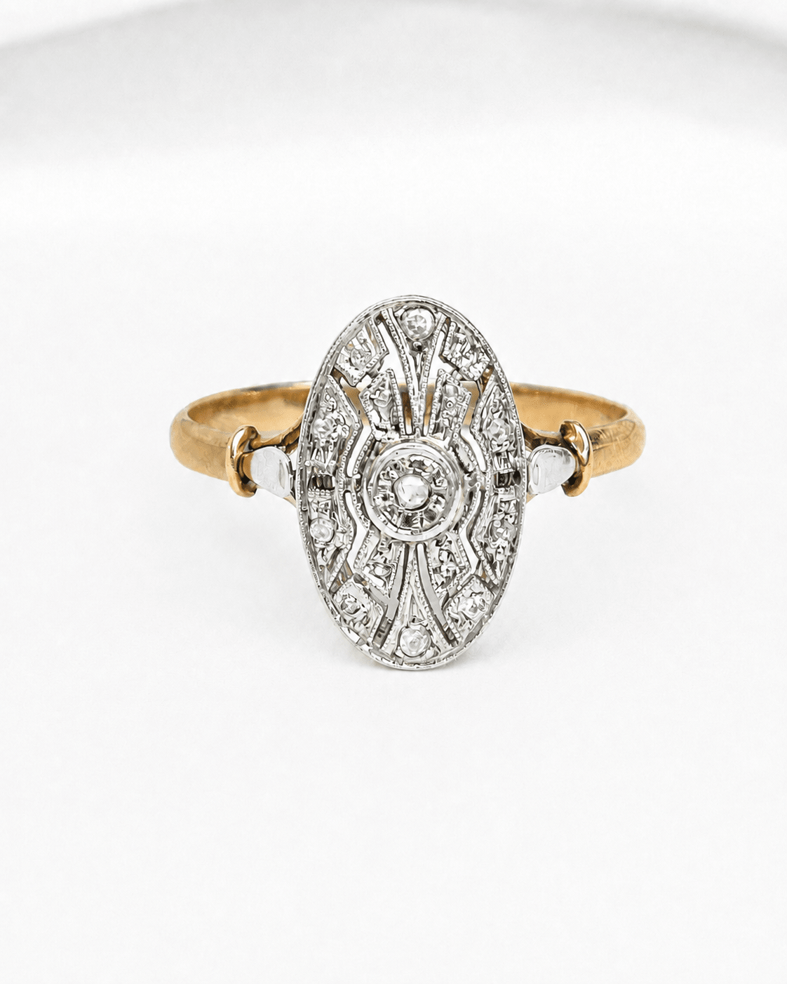 Bague Art-Déco Marquise Diamants "Maélane" - Elliade Paris