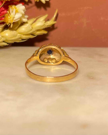 Bague Art-Déco Saphirs 1940&