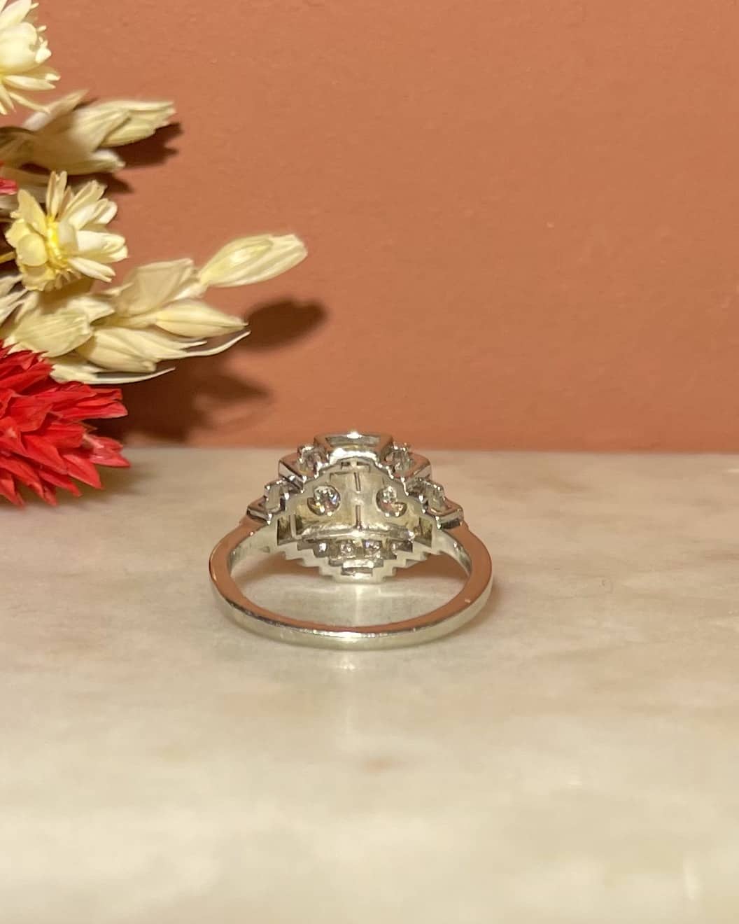 Bague Art-déco 12 Diamants &quot;Tatum&quot;