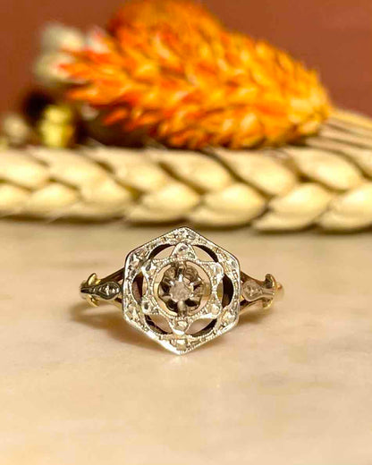Bague Art-déco Diamants &quot;Alexane&quot;