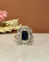 Bague Art - Déco Saphir 1.05 carat & Diamants "Palma" - Elliade Paris