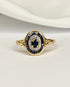 Bague Art Déco Saphirs 0.52 carat "Cindy" - Elliade Paris