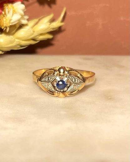 Bague Art - Déco Saphirs 1940&